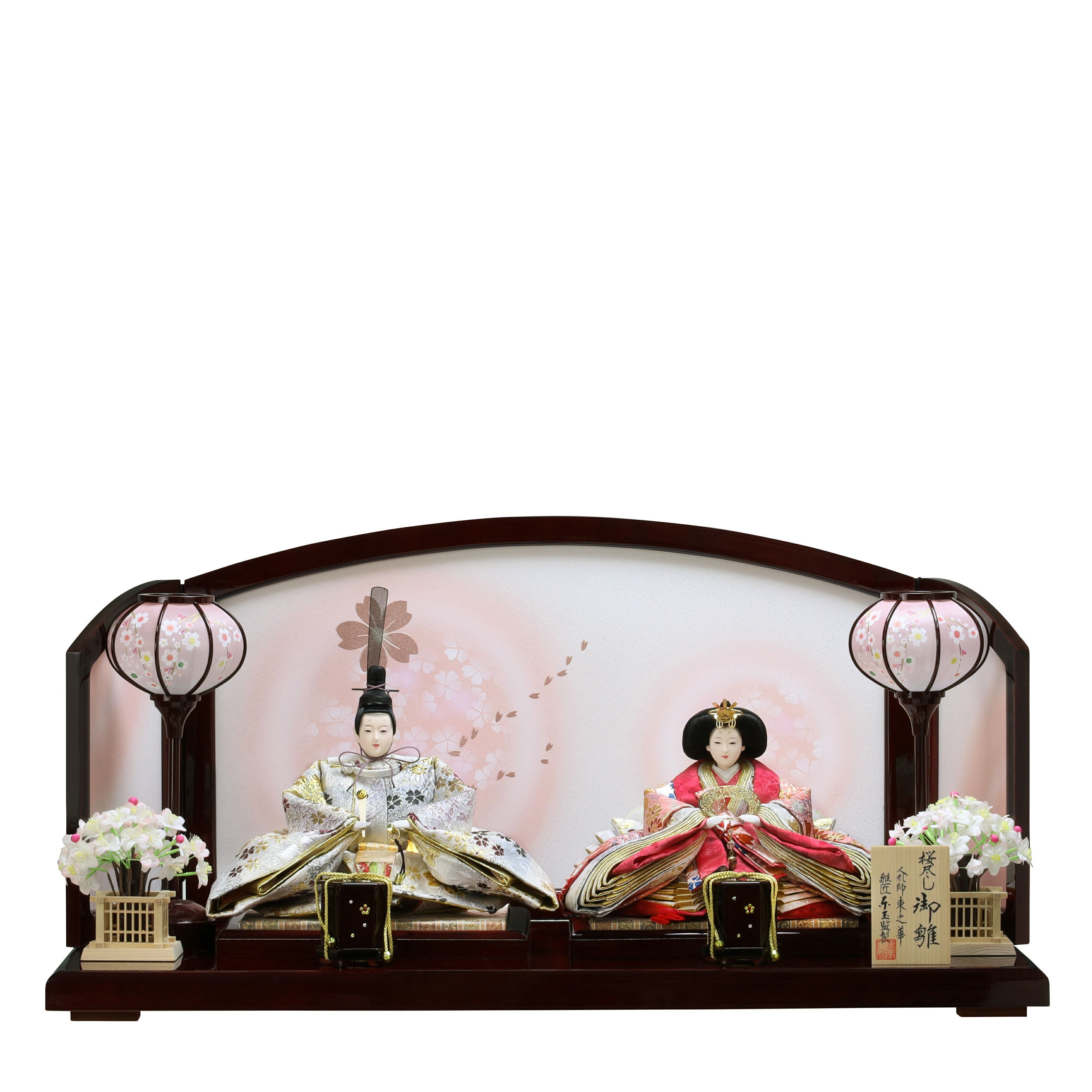 東玉の雛人形｜二人でずっと一緒に。雛人形の親王飾り