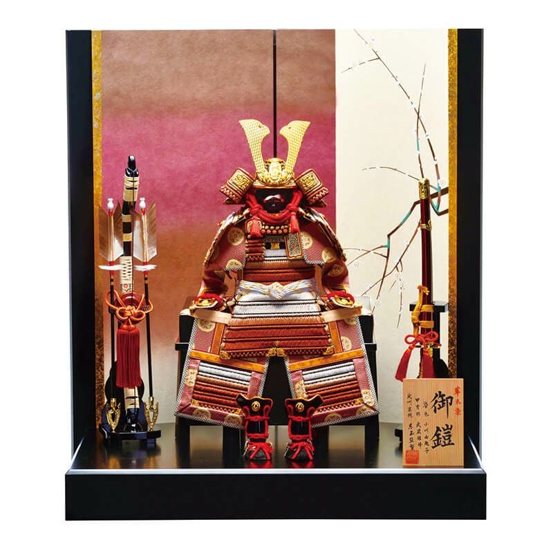 草木染 鎧飾り「7号 瑞望・紫」 | トラディショナル 鎧飾り | 人形の東玉