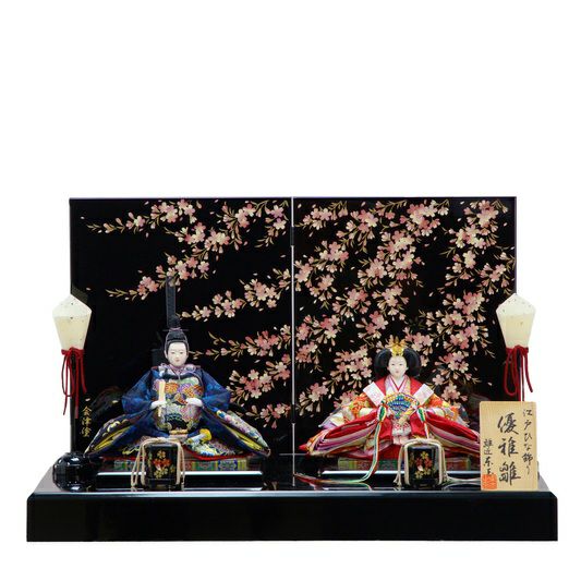 優雅 親王飾り「桜爛漫」 | トラディショナル 親王飾り | 人形の東玉