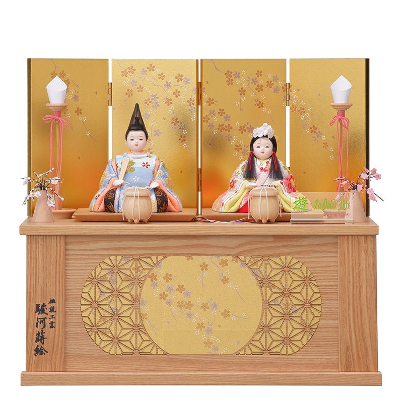 木目込人形 喜久絵 親王飾り「星愛」
