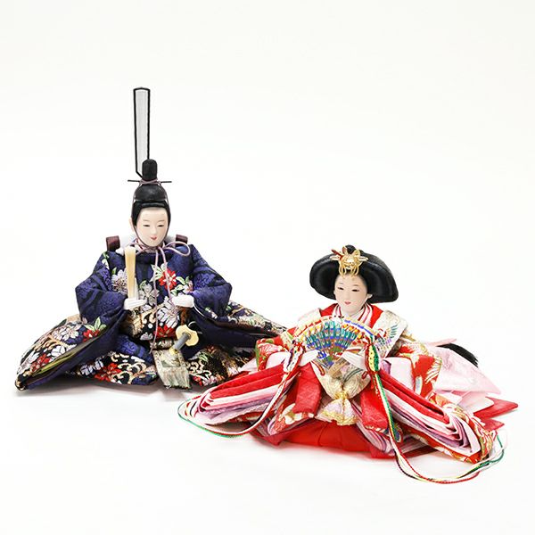 優雅 親王飾り「桜錦」 | トラディショナル 親王飾り | 人形の東玉