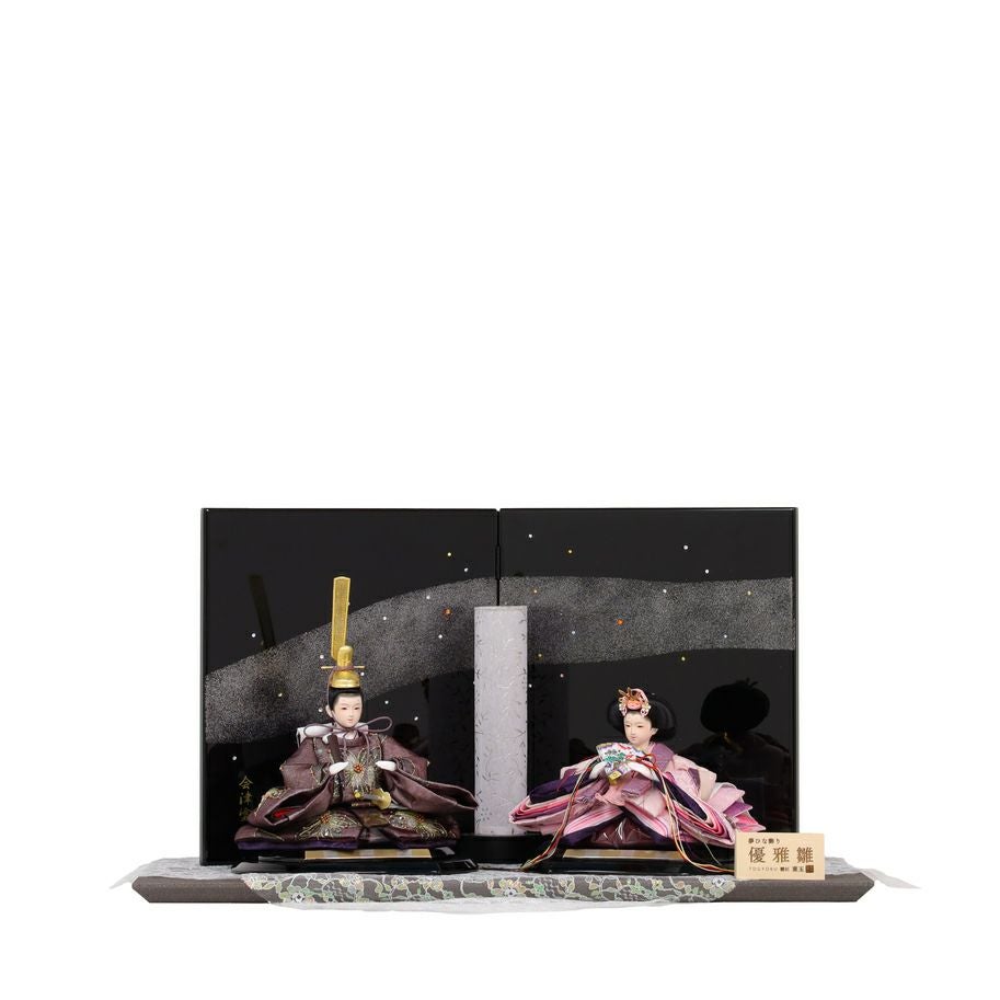 優雅 親王飾り「華銀河」 | トラディショナル 親王飾り | 人形の東玉