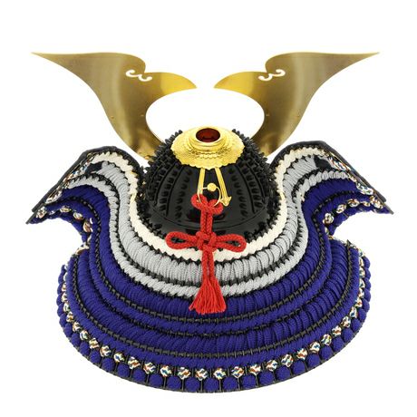 別所実正【兜単品】櫃付き「5号波間図大鍬形」 | トラディショナル 兜