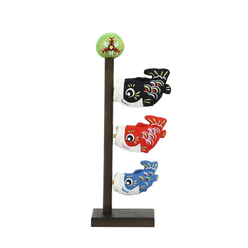 室内鯉のぼり　健　木製台