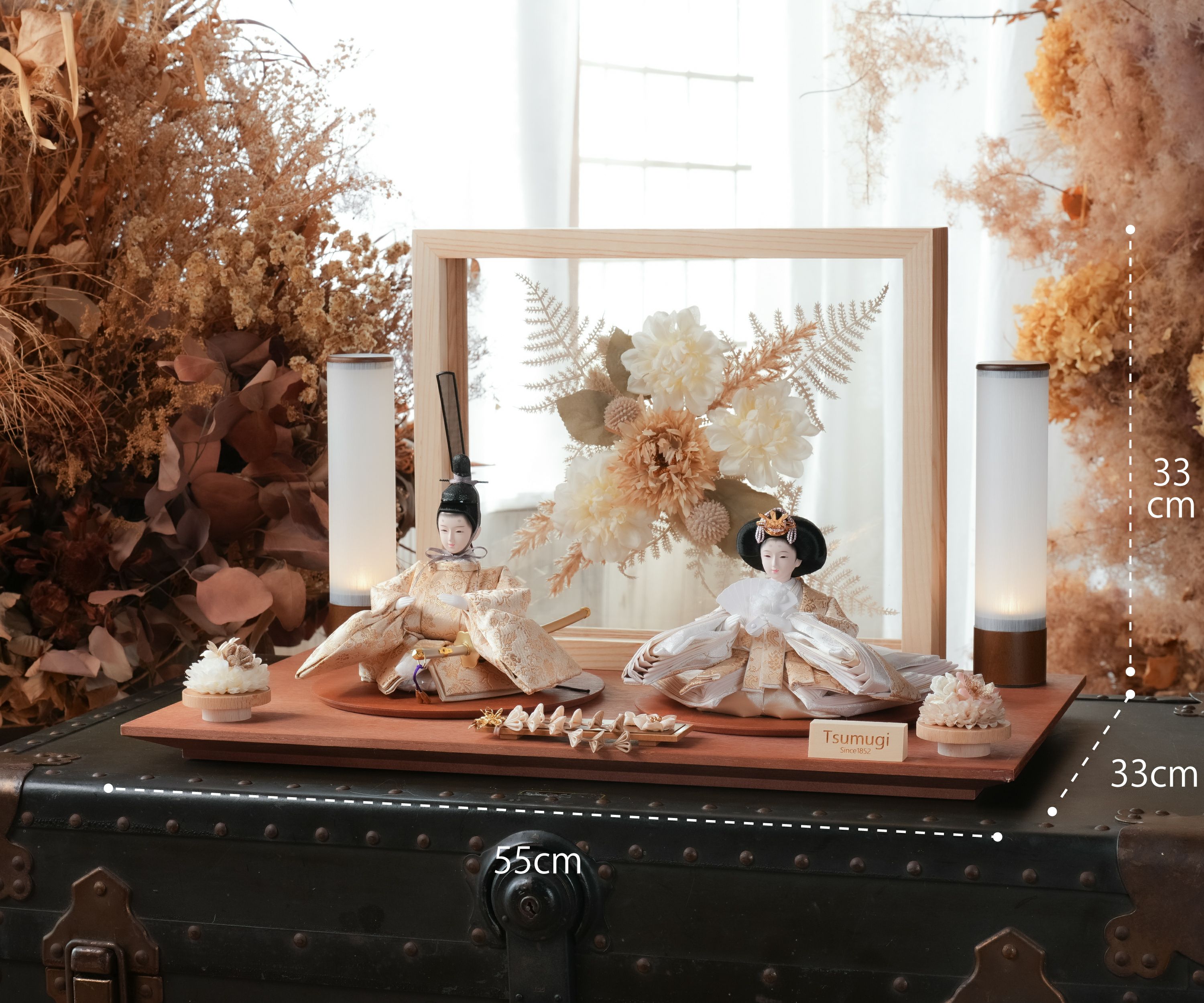 親王飾り「絃」 | つむぎ 親王飾り | 人形の東玉