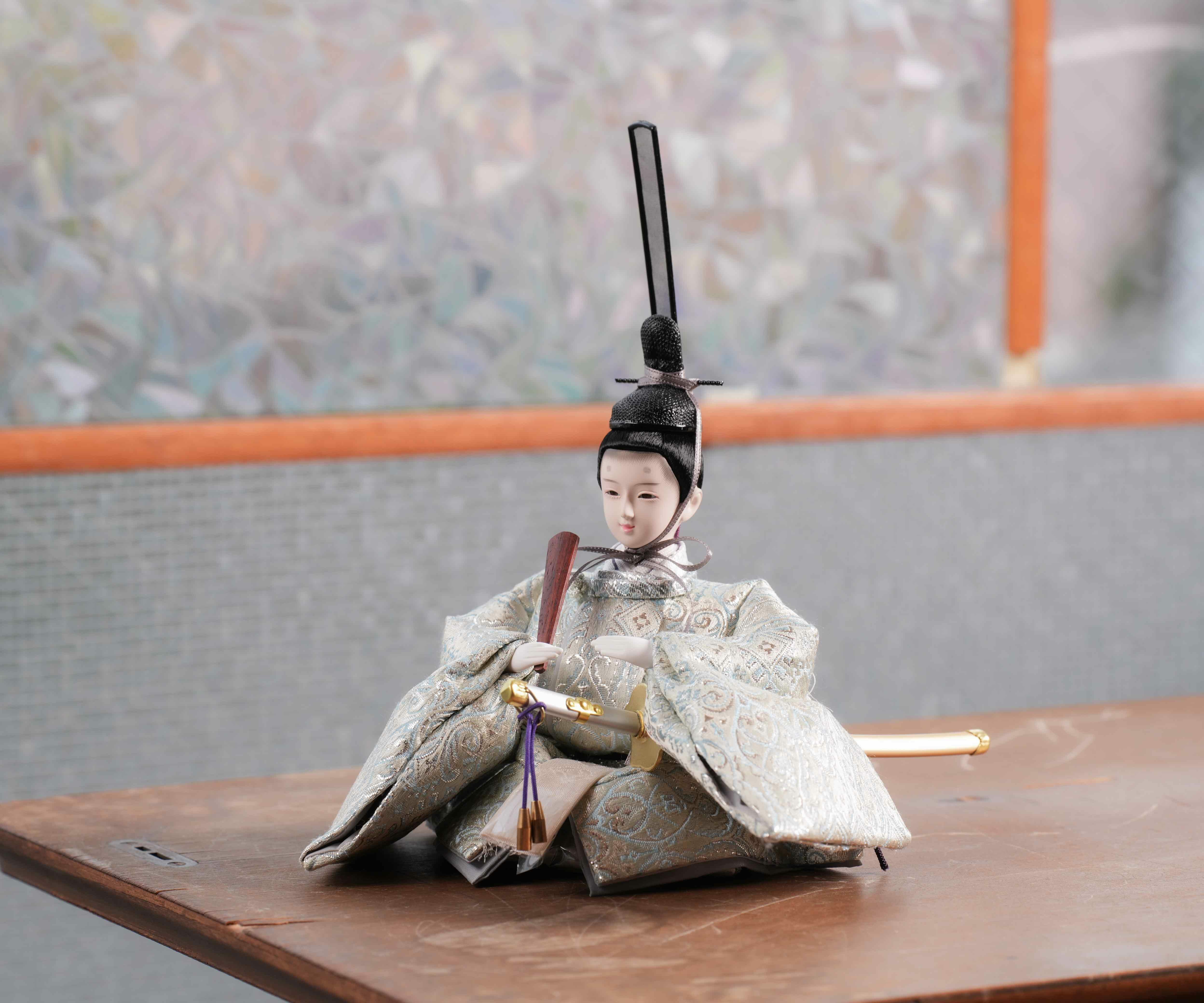 親王飾り「雫」 | つむぎ 親王飾り | 人形の東玉
