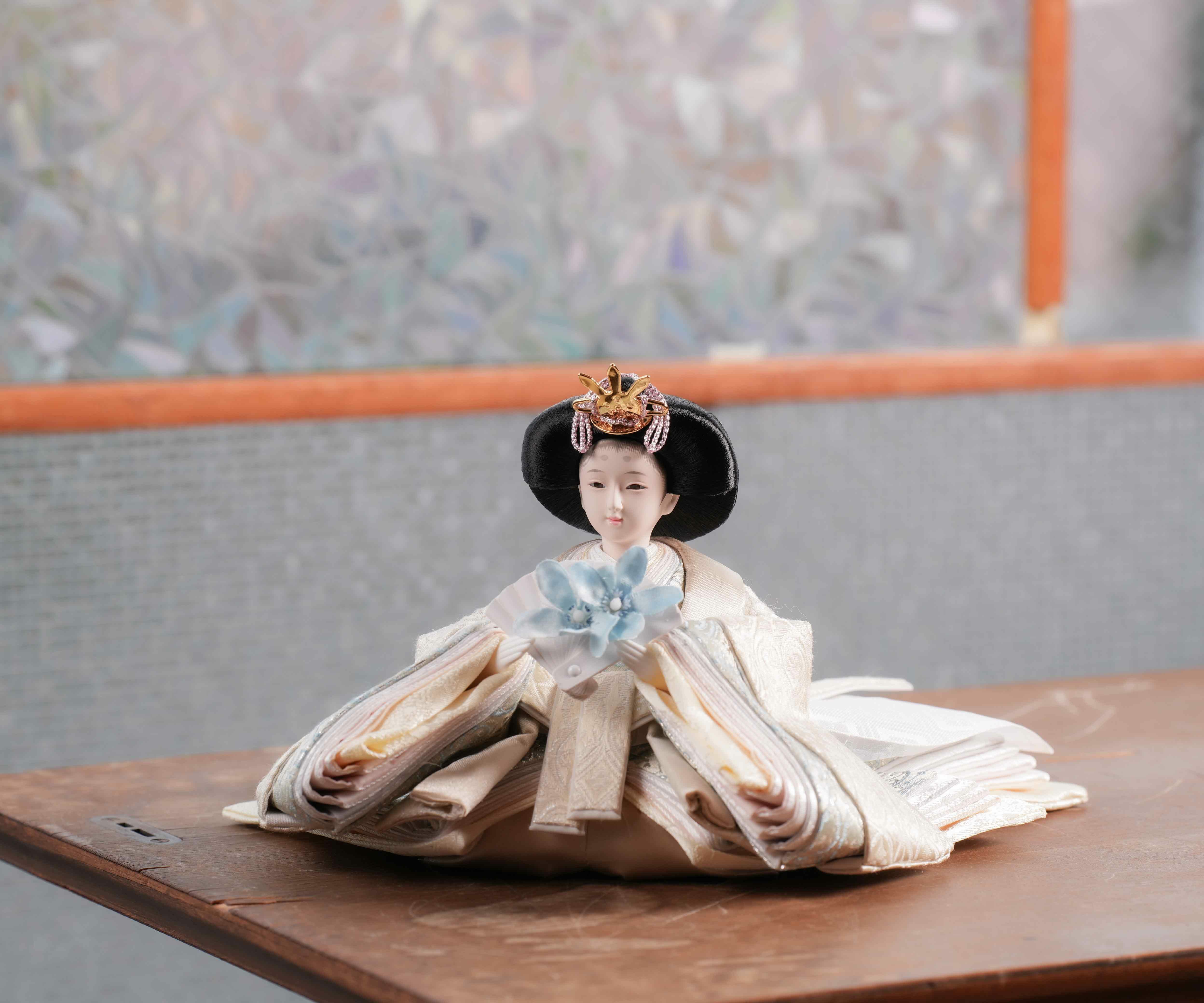 収納 親王飾り「雫」 | つむぎ 収納飾り | 人形の東玉