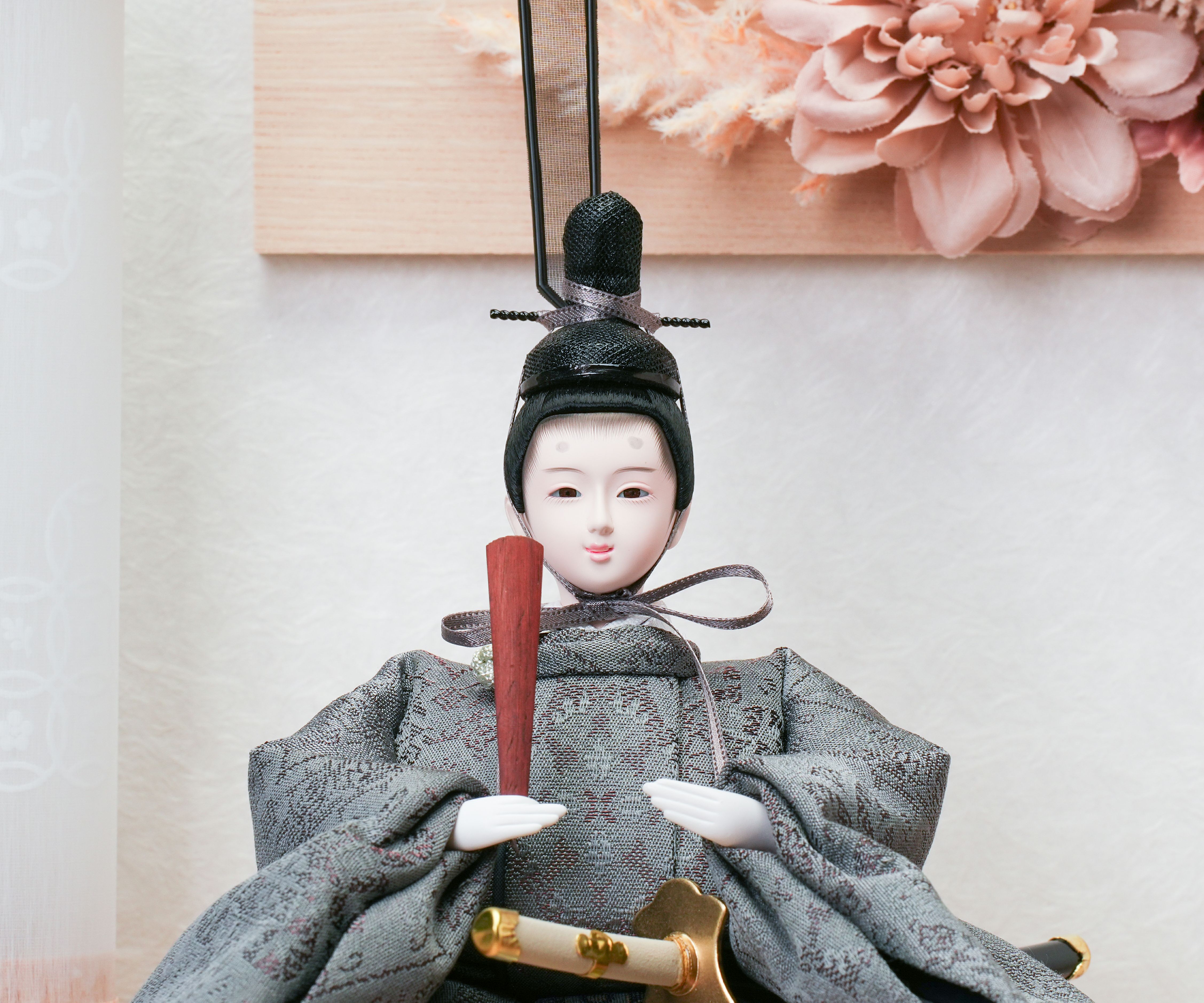 ケース入り 親王飾り「凛」 | つむぎ ケース入飾り | 人形の東玉