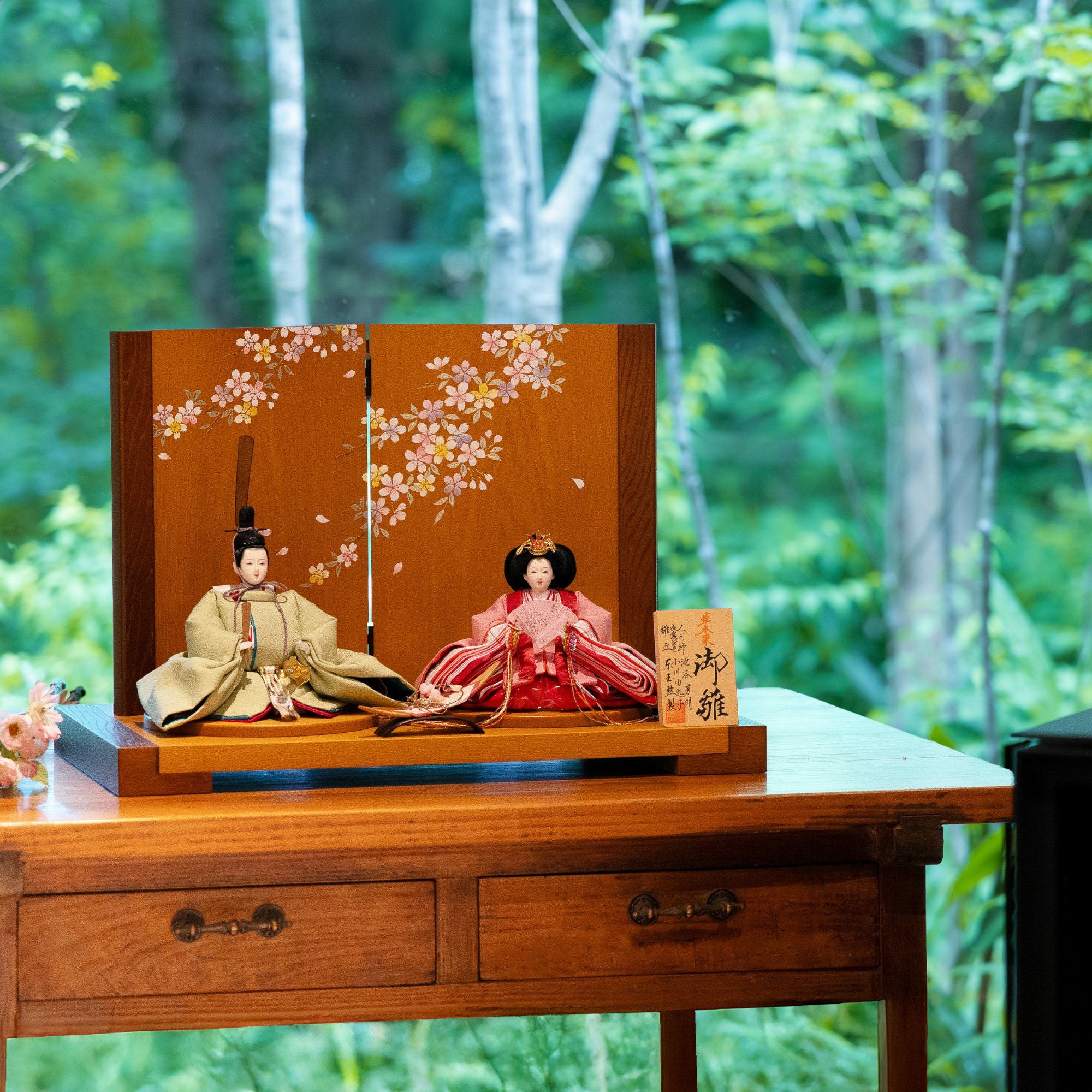 レビューを書く - 草木染 親王飾り はなもも | 人形の東玉