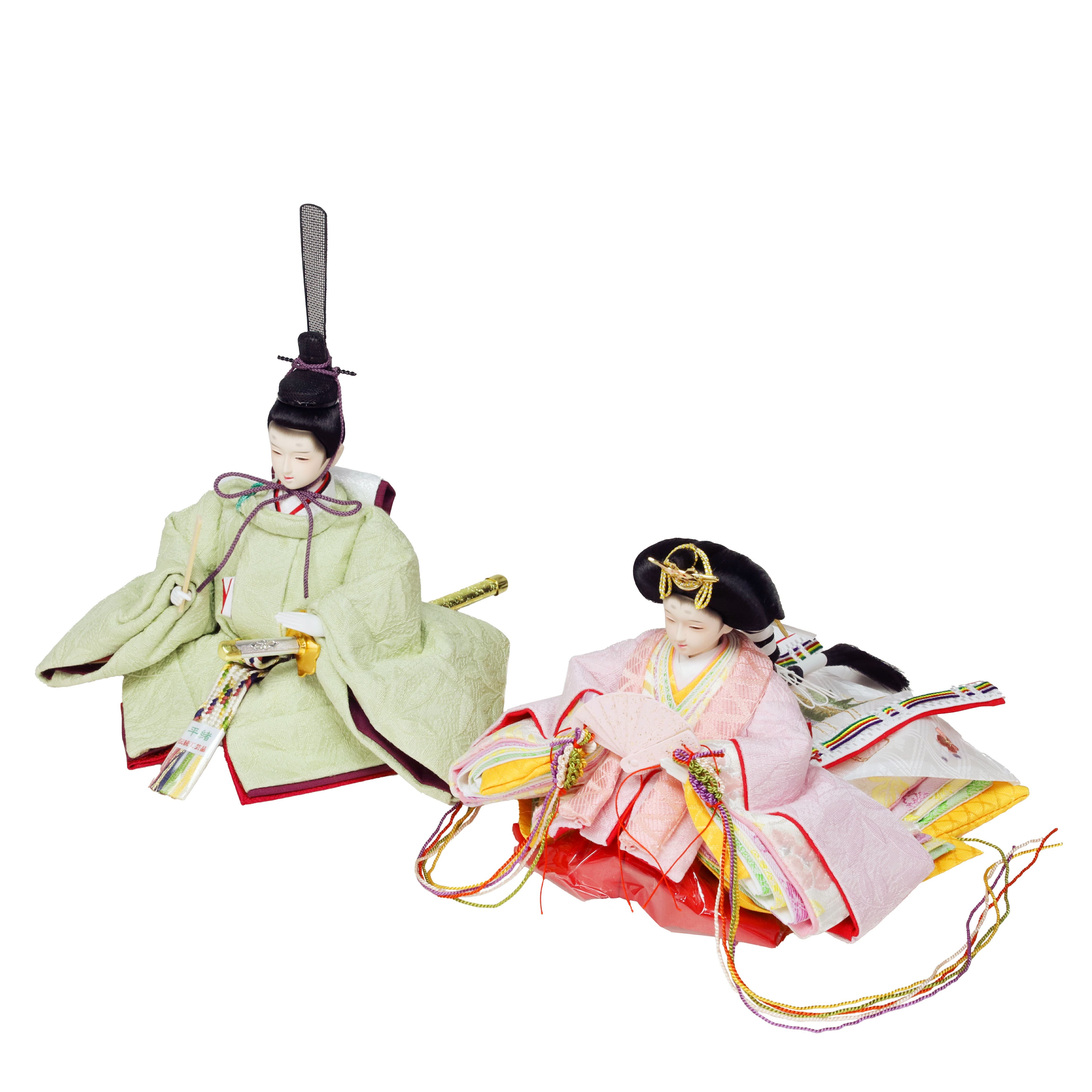 草木染 親王飾り さくらいろ | トラディショナル 親王飾り | 人形の東玉