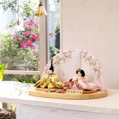 雛人形草木染 親王飾り のの