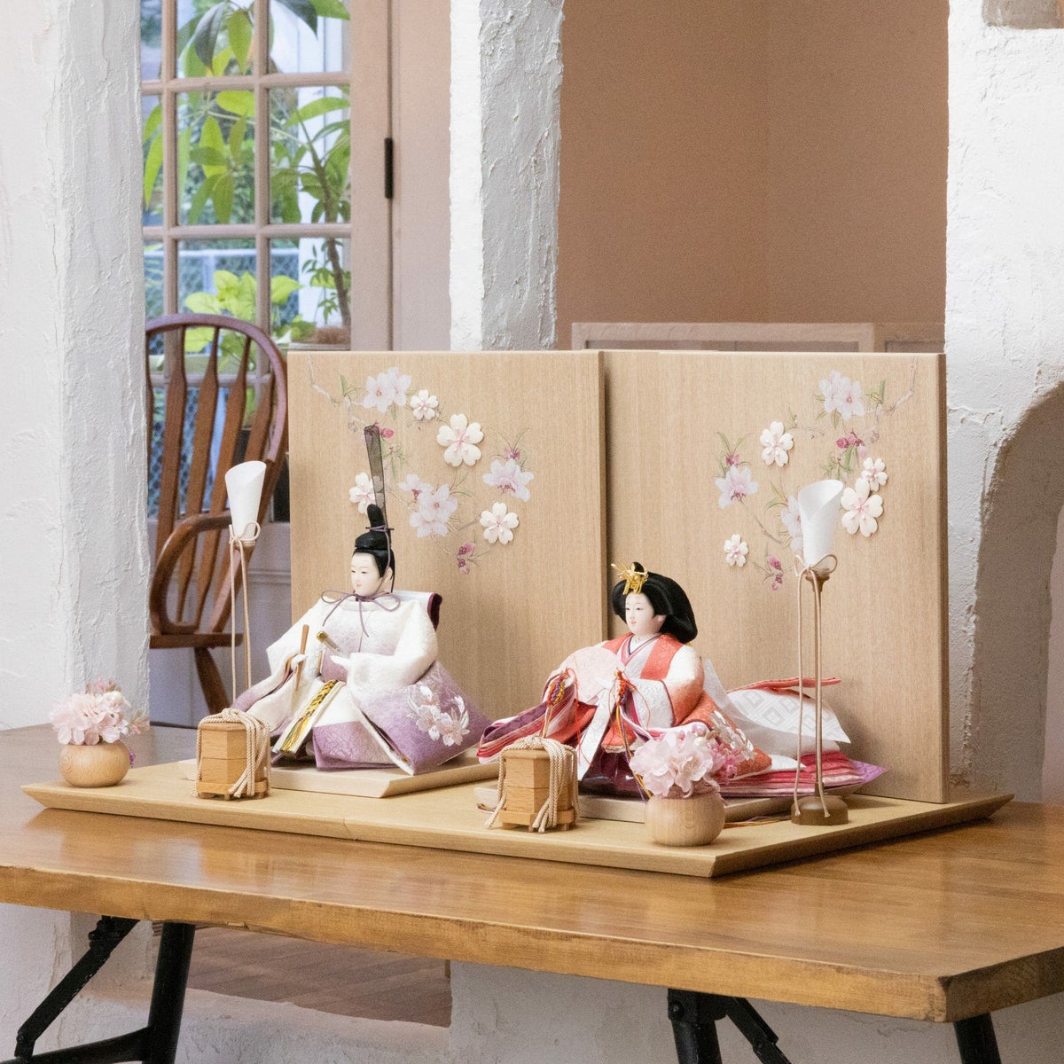 草木染 親王飾り 凜桜