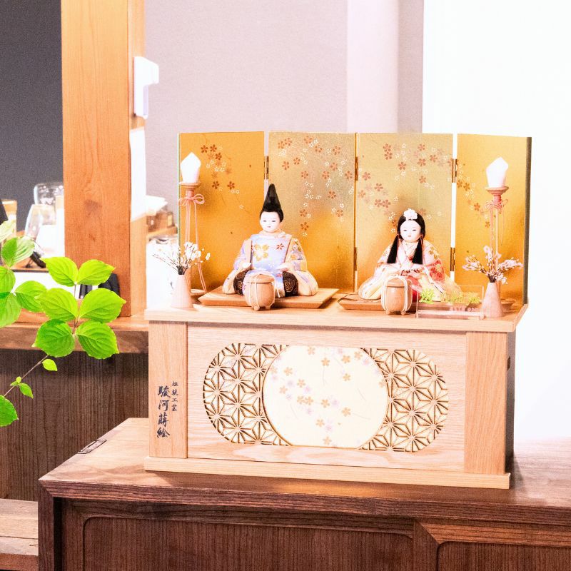 東玉の雛人形｜一か所に収納でコンパクトに。雛人形の収納飾り