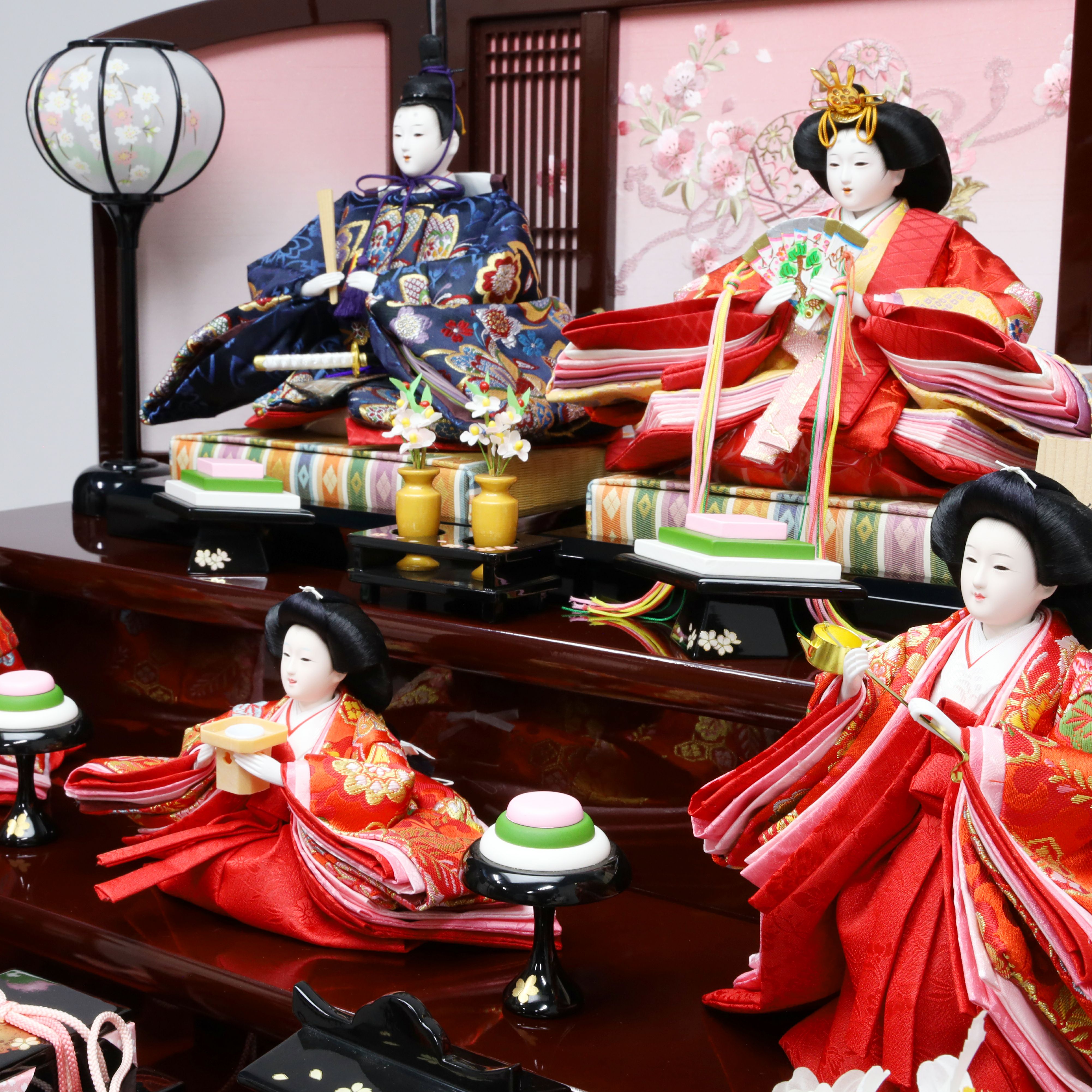 三段飾り 彩花 | トラディショナル 段飾り | 人形の東玉