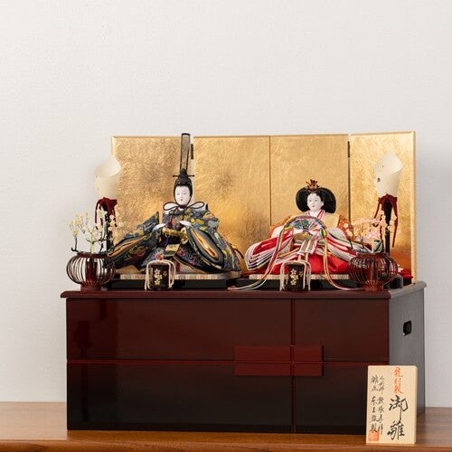 雛人形　　収納飾り　親王飾り